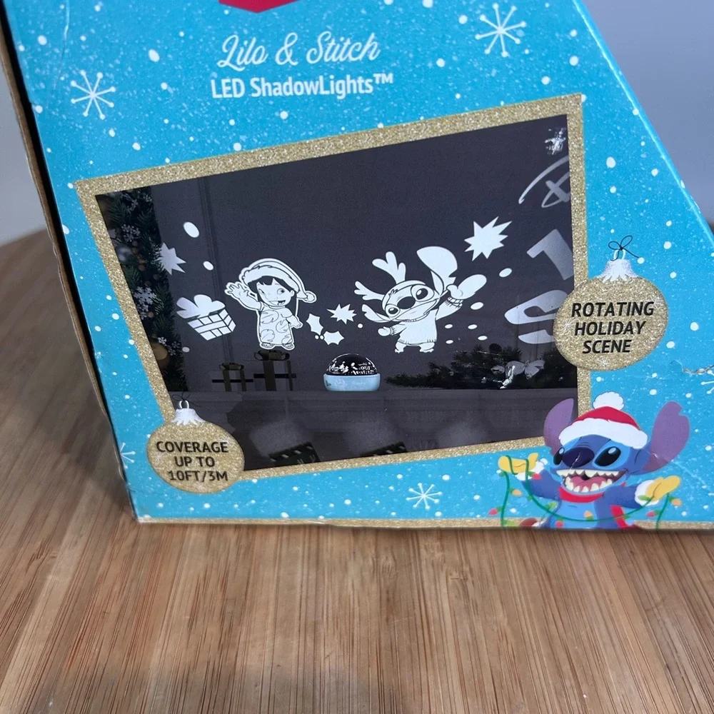 Lilo & Stitch Christmas Lightshow Projector Tabletop‎ Shadow Lights Holiday New